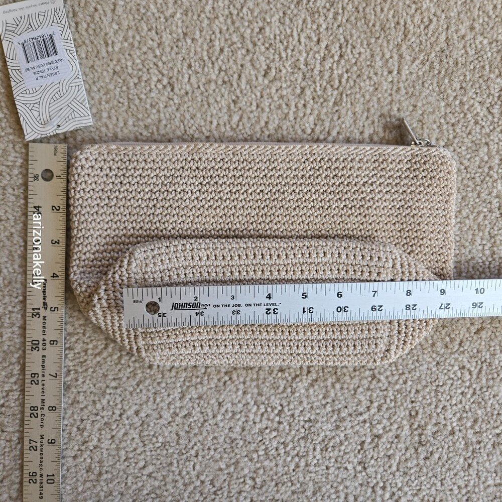 NWT The Sak Crocheted Essential Pouch Colorful Wooden Beads - Picture 8 of 8
